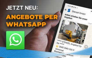 Gebrauchtmaschinen-Angebote per WhatsApp